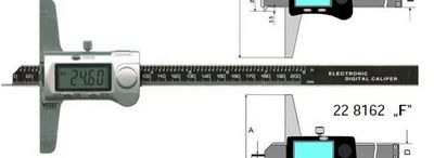 数显游标深度尺